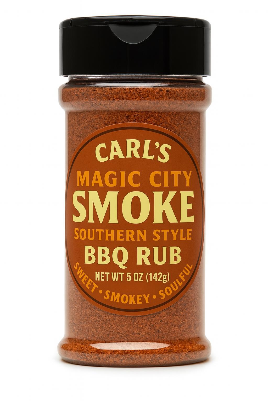 BBQ Rub Sweet Smoky All Purpose Seasoning - Handmade Small-batch - Southern Style - Great for Pork, Chicken, Brisket, Burgers - 5oz