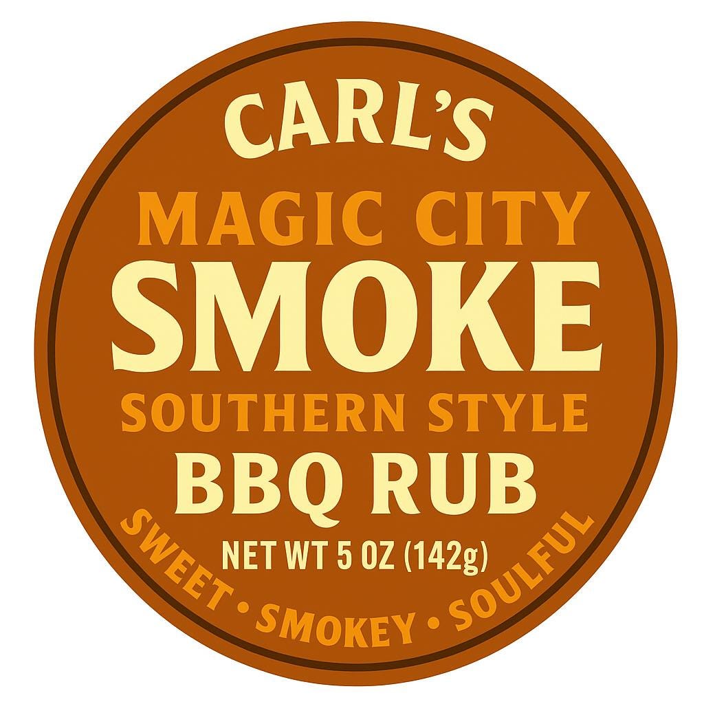 BBQ Rub Sweet Smoky All Purpose Seasoning - Handmade Small-batch - Southern Style - Great for Pork, Chicken, Brisket, Burgers - 5oz