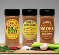BBQ Rub + Cajun Dill + Fish Seasoning Trio | Bold Flavor Variety Pack | Grill, Smoke, Fry, Roast | All-Purpose Spice Blend Southern Sampler