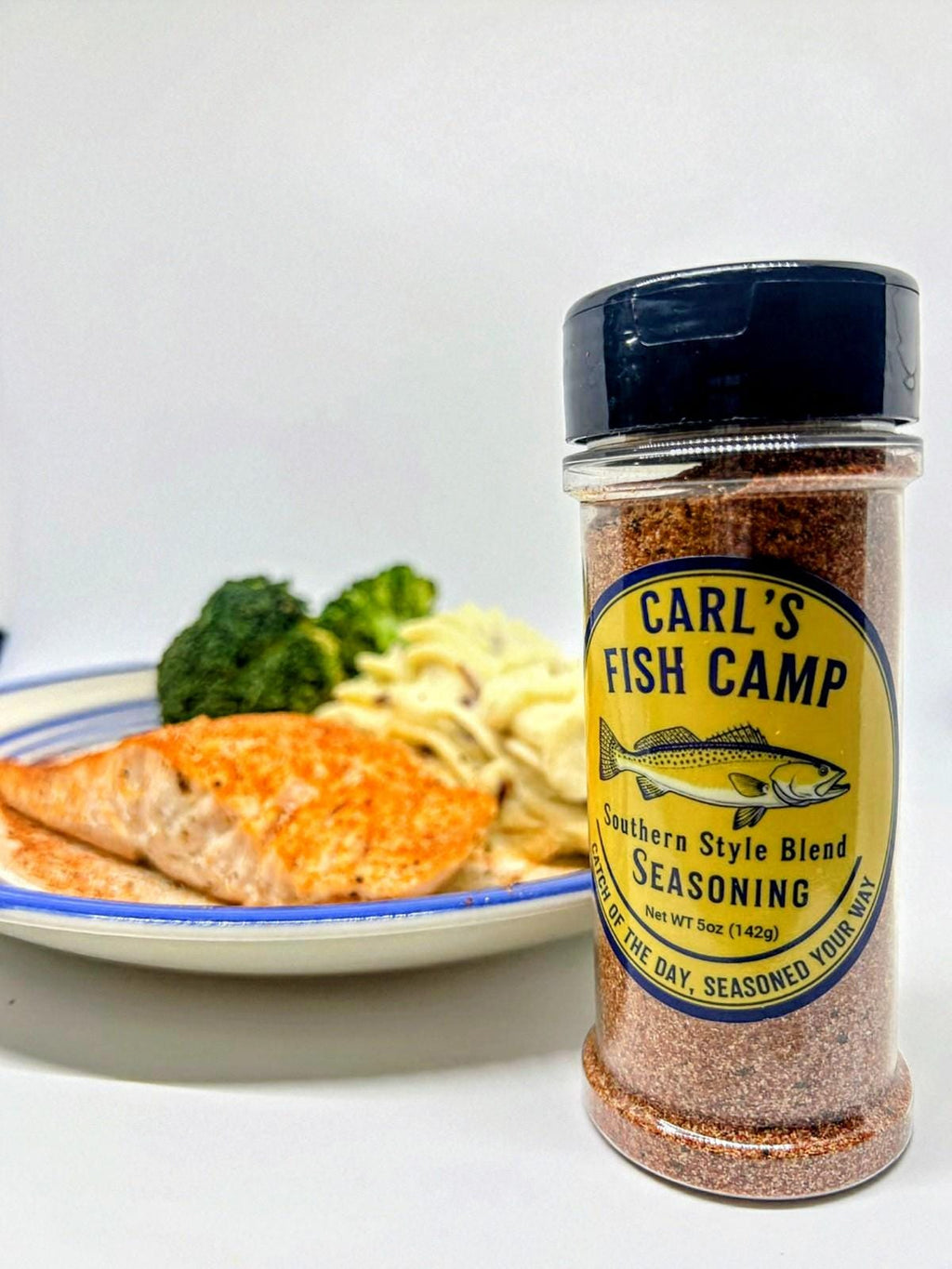 BBQ Rub + Cajun Dill + Fish Seasoning Trio | Bold Flavor Variety Pack | Grill, Smoke, Fry, Roast | All-Purpose Spice Blend Southern Sampler