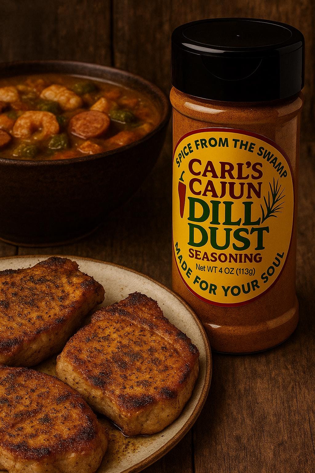 Fish and Cajun Seasoning Combo | Southern Spice Blends for Seafood, Chicken, Veggies & Grilling