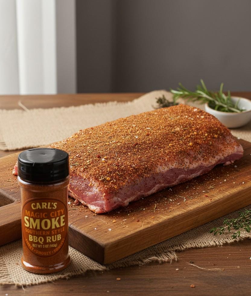 BBQ Rub Sweet Smoky All Purpose Seasoning - Handmade Small-batch - Southern Style - Great for Pork, Chicken, Brisket, Burgers - 5oz